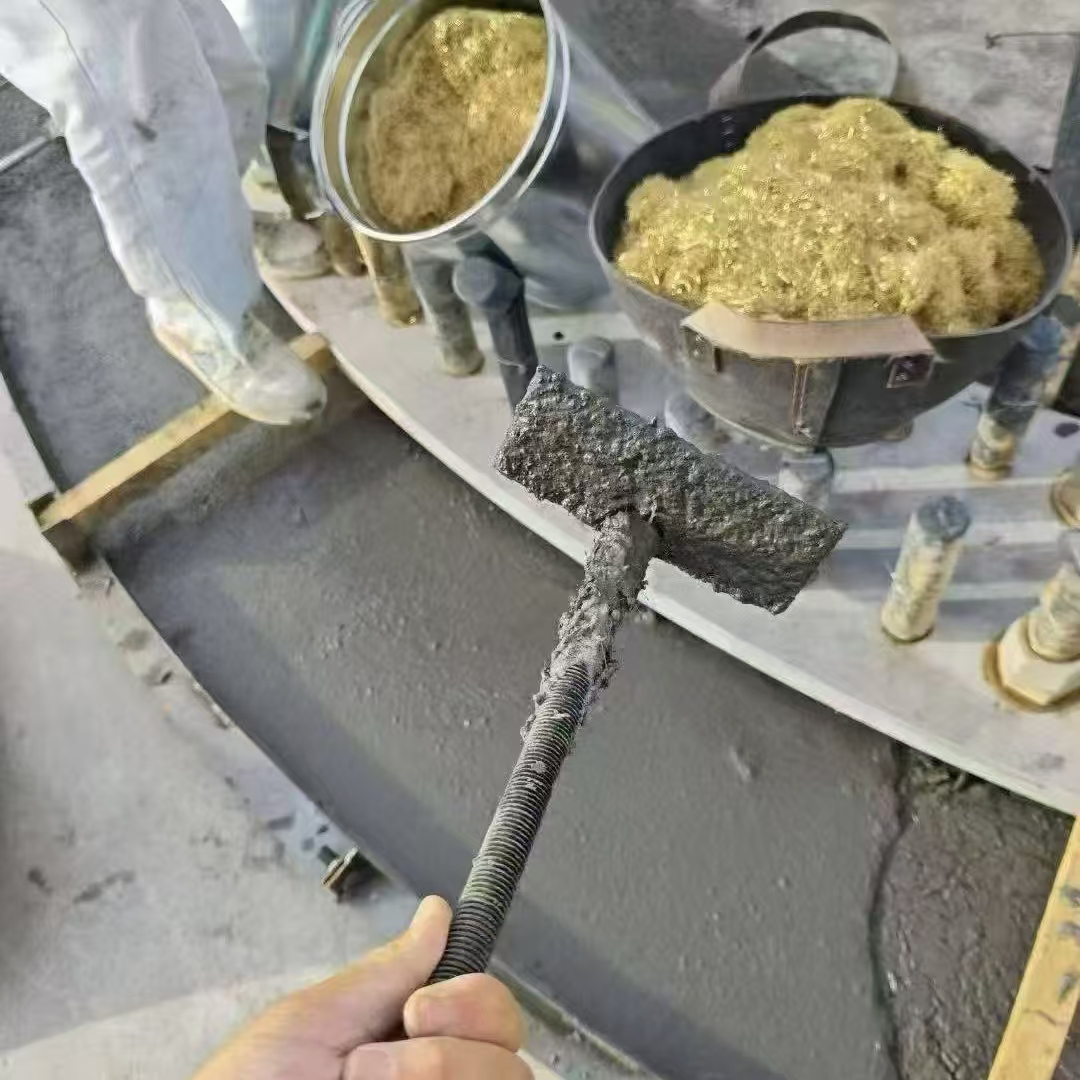 鹿城C120钢纤维高强无收灌浆料 轧机压缩机汽轮机发电机锻压设备底座灌浆材料